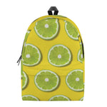 Lime Slices Pattern Print Backpack