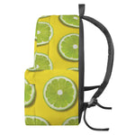 Lime Slices Pattern Print Backpack
