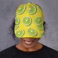 Lime Slices Pattern Print Baseball Cap