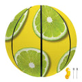 Lime Slices Pattern Print Basketball