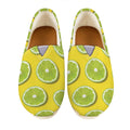 Lime Slices Pattern Print Casual Shoes