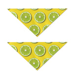 Lime Slices Pattern Print Dog Bandana