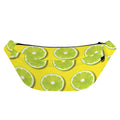 Lime Slices Pattern Print Fanny Pack