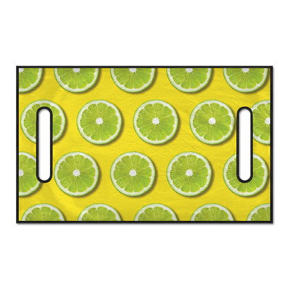 Lime Slices Pattern Print Golf Cart Seat Cover
