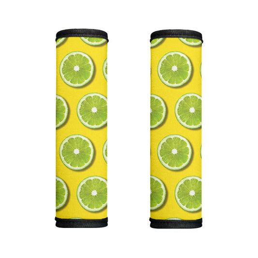 Lime Slices Pattern Print Handle Covers