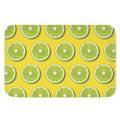 Lime Slices Pattern Print Indoor Door Mat