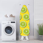 Lime Slices Pattern Print Ironing Board Cover