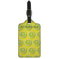 Lime Slices Pattern Print Luggage Tag