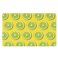 Lime Slices Pattern Print Polyester Doormat