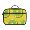 Lime Slices Pattern Print Portable Lunch Bag