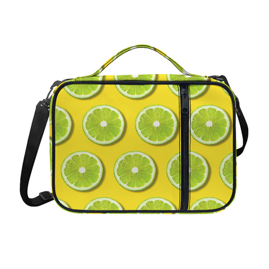 Lime Slices Pattern Print Shoulder Strap Bible Bag