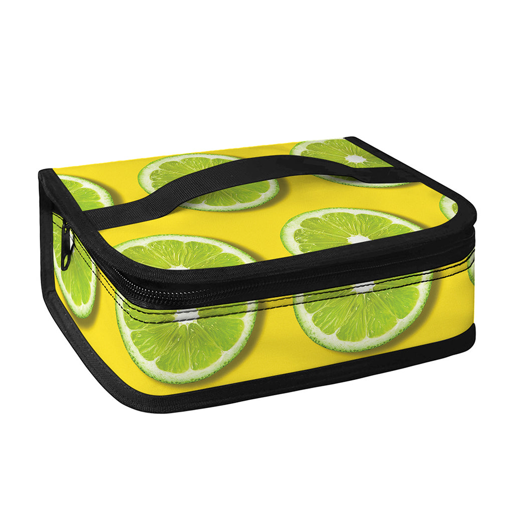 Lime Slices Pattern Print Small Lunch Bag