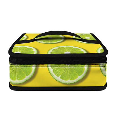 Lime Slices Pattern Print Small Lunch Bag