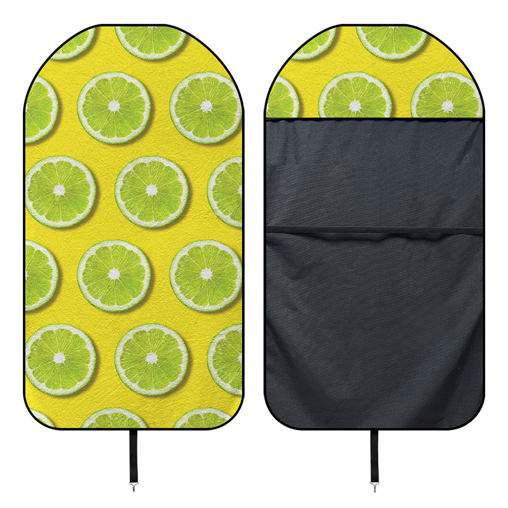 Lime Slices Pattern Print Waterproof Car Seat Cover