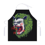 Lion Joker Print Adjustable Apron