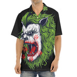 Lion Joker Print Aloha Shirt