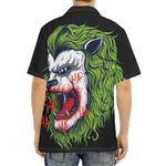 Lion Joker Print Aloha Shirt