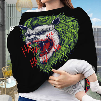 Lion Joker Print Baby Seat Cover