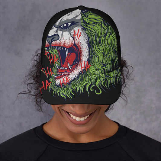 Lion Joker Print Baseball Cap
