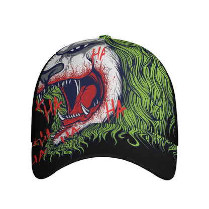 Lion Joker Print Baseball Cap