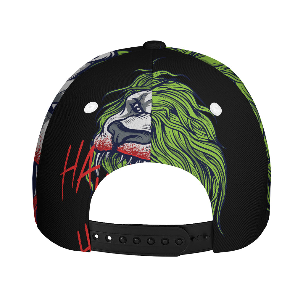 Lion Joker Print Baseball Cap