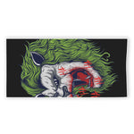Lion Joker Print Beach Towel