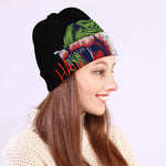 Lion Joker Print Beanie
