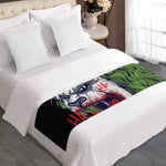 Lion Joker Print Bed Runner