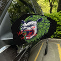 Lion Joker Print Car Side Mirror Covers