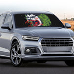 Lion Joker Print Car Windshield Sun Shade