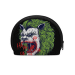Lion Joker Print Coin Purse