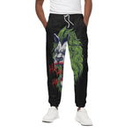 Lion Joker Print Cotton Pants