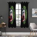 Lion Joker Print Grommet Curtain Panels
