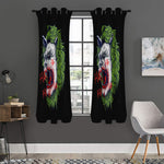 Lion Joker Print Curtain