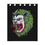 Lion Joker Print Curtain