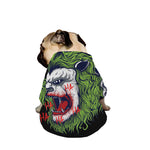 Lion Joker Print Dog Zip Up Jacket