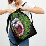 Lion Joker Print Drawstring Backpack