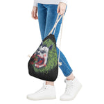 Lion Joker Print Drawstring Bag