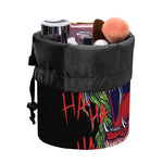 Lion Joker Print Drawstring Makeup Bag