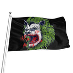 Lion Joker Print Flag
