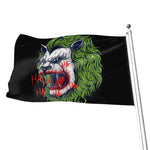 Lion Joker Print Flag