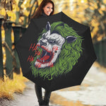 Lion Joker Print Foldable Umbrella