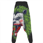 Lion Joker Print Hammer Pants