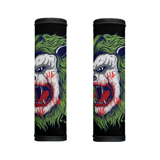 Lion Joker Print Handle Covers