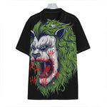 Lion Joker Print Hawaiian Shirt