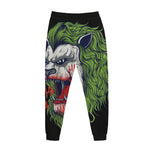 Lion Joker Print Jogger Pants