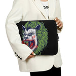 Lion Joker Print Laptop Sleeve