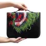 Lion Joker Print Leather Bible Cover