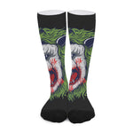 Lion Joker Print Long Socks