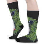 Lion Joker Print Long Socks